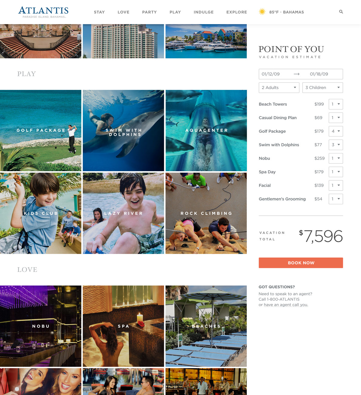 Atlantis Resort Pitch